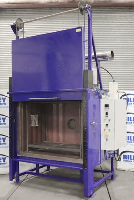 Hedinair 550°C, Vertical Door, Air Circulation Industrial Oven with Explosion Relief