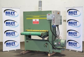 Through Feed Horizontal Belt Linishing and Sanding Machine