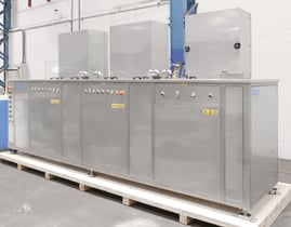 Custom Build 3 Stage 3-80 Ultrasonic Cleaning Line