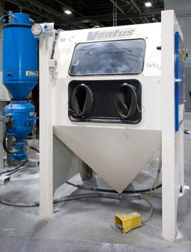 Vacublast Ventus 125 Pressure Fed Shot Blasting Cabinet (Stock Image)