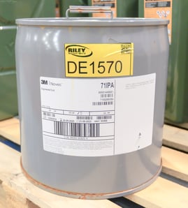 Example of a New Drum of Novec Solvent Drum