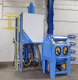 Hodge Clemco Enviroclean Series 1000 Pressure Fed Blast Cabinet System