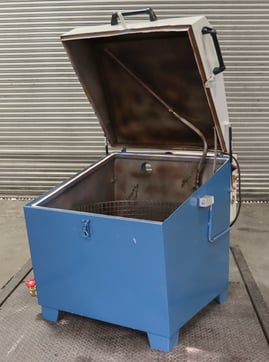 Metalas MC100 Top Loading Spray Wash - Lid Open