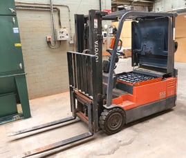 Toyota 7FBEF18 Electric, 3 Wheel Fork Lift Truck