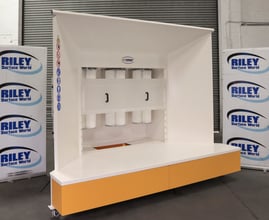 Romer KPO-3ZN-L Powder Coating Booth - Example Image