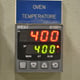Control panel - Temperature at 400°C
