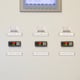 Close up of Touch screen Interface &amp; Temperature Controllers