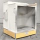 Romer KPZ-3 Closed Face Manual Powder Coating Spray Booth