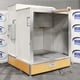 Romer KPZ-3 Closed Face Manual Powder Coating Spray Booth