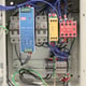 Internal View of Electrical Control Cabinet