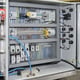 Internal View of Electrical Control Cabinet