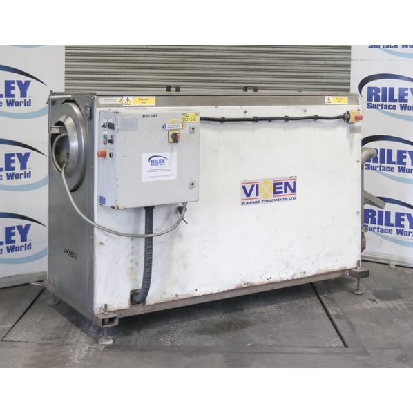 Vixen Surface Treatments Rotary Screw Hot Air Continuous Product Drying Machine