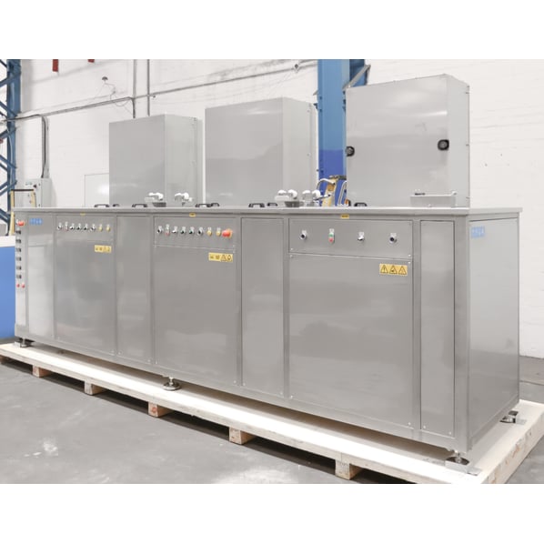 Custom Build 3 Stage 3-80 Ultrasonic Cleaning Line