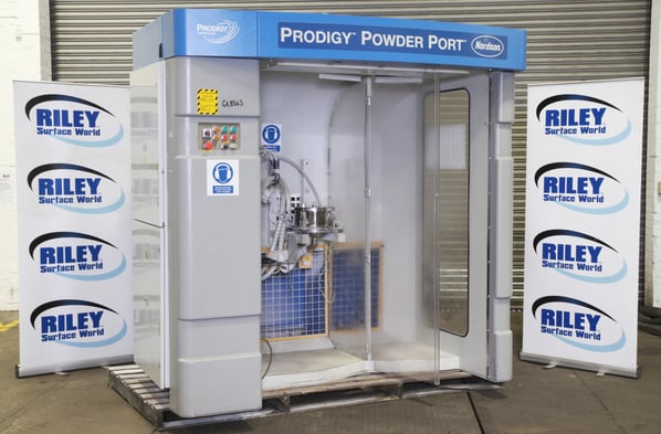 Nordson Prodigy Powder Port Automated Powder Delivery, Recovery & Fire Suppression